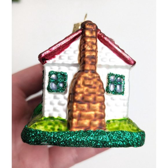 Cozy Cottage Old World Christmas Ornament - Picture 3 of 5